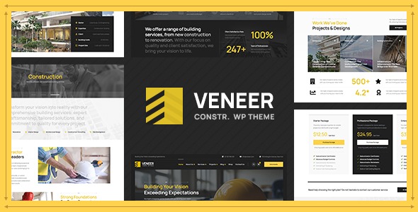 v1.0.1 Veneer - Construction & Renovation WordPress Theme