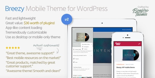 v2.0.2 Breezy: Mobile Theme for WordPress