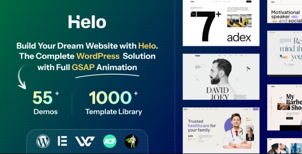 v1.0.7 Helo | Multi-Purpose Elementor WordPress Theme